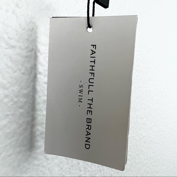 FAITHFULL THE BRAND Jardin Bikini Top in Le Marais Dot, Lemon Yellow, M, NWT! - Picture 3 of 6